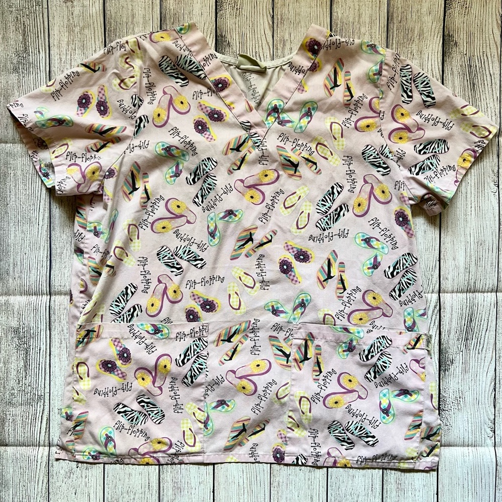 ▪️Flip Flop Scrub Top▪️